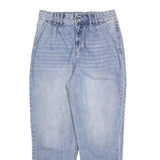 DKNY Womens Jeans Blue Relaxed Mom Denim Light W28 L28 Comfortable Casual