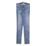 LEVI'S 711 Womens Jeans Blue Slim Skinny Denim Medium W28 L32 Stretch Zip Fly