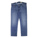 WRANGLER Mens Jeans Blue Regular Straight Denim Medium W38 L31 Classic Style