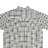 CHAPS RALPH LAUREN Mens White & Navy Checked Shirt XL Cotton Blend Casual