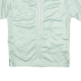 YUGA CHEN Mens Pale Green Shirt M Casual Short Sleeve Button-Up Polyester