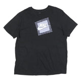 NIKE Mens Black Graphic T-Shirt XL Short Sleeve Crew Neck Sportswear Casual