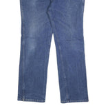 WRANGLER Mens Slim Blue Denim Jeans Slim Fit W36 L32 Classic Casual Zip