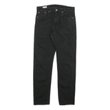 LEVI'S 502 BIG E Mens Jeans Black Slim Slim Denim Medium W30 L32 Zip Cotton