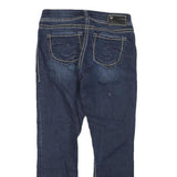 SILVER Womens Jeans Blue Regular Straight Denim Medium W28 L24 Stylish Contrast