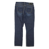 SILVER Womens Jeans Blue Regular Straight Denim Medium W28 L24 Stylish Contrast