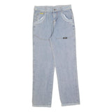 Mens Blue Relaxed Straight Denim Light W30 L30 Casual Workwear Jeans