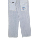 Mens Blue Relaxed Straight Denim Light W30 L30 Casual Workwear Jeans