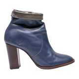 SAN MARINA Ankle Boots Blue Leather Womens UK 5