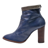 SAN MARINA Ankle Boots Blue Leather Womens UK 5
