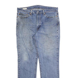 LEVI'S 511 Slim Mens Jeans Blue Slim Skinny Denim Light Cotton Blend W36 L32 Zip