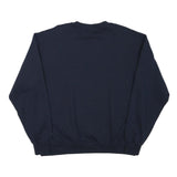 CHAMPION Mens Navy Blue Old Dominion University Crew Neck L Sweatshirt