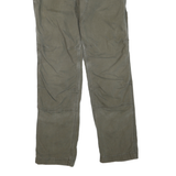 CARHARTT Mens Cotton Blend Relaxed Green W31 L32 Workwear Trousers Zip Closure