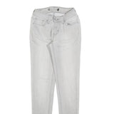 LEVI'S Womens Jeans White Slim Skinny Denim Light W24 L30 Cotton Blend Zip