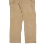 DICKIES Womens Jeans Beige Relaxed Straight Denim Medium W34 L32 Workwear