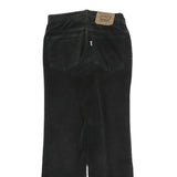 LEVI'S Mens Black Cotton Blend Regular Straight Trousers W29 L27 Classic Zip