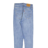 LEVI'S Womens Slim Fit Light Blue Denim Jeans W26 L30 Classic Cotton Blend Zip
