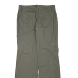 CHADO Womens Cotton Blend Green Regular Fit Cargo Trousers W34 L33 Casual