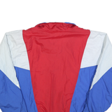 HIGH FIVE Mens Red & Blue Colourblock Zip Up Polyester Jacket M Sportswear