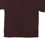 CARHARTT Mens Maroon Pocket T-Shirt L Short Sleeve Crew Neck Cotton Blend