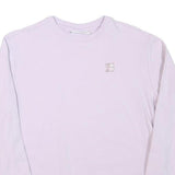 FILA Womens Pink Sweatshirt Crew Neck S Lightweight Cotton Blend Pullover