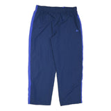 STARTER Mens Joggers Blue & Purple L W36 L31 Relaxed Tapered Polyester Blend
