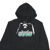 SPORT-TEK Mens Black Northside Hockey Club Hoodie Lace Up M Cotton Blend