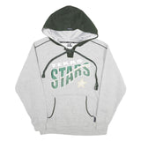 CI SPORT Mens Grey & Green Texas Stars Pullover Hoodie M Sportswear Sweatshirt