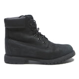 TIMBERLAND Womens Lace-Up Boots Black Leather UK 6 Durable Outdoor