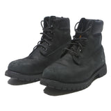 TIMBERLAND Womens Lace-Up Boots Black Leather UK 6 Durable Outdoor
