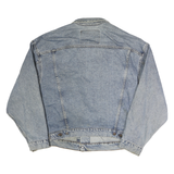 LEVI'S Mens Blue Denim Jacket XL Cotton Classic Button Closure Casual
