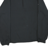 ADIDAS Mens Black Outdoor Jacket XL Polyester Blend Woven Plain Zip Stand-Up
