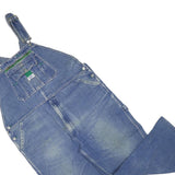 LIBERTY Mens Blue Denim Dungarees Relaxed Cotton Blend L W44 L27 Workwear