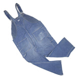 LIBERTY Mens Blue Denim Dungarees Relaxed Cotton Blend L W44 L27 Workwear