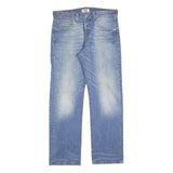 LEVI'S 501 Mens Jeans Blue Regular Straight Denim Light W32 L30 Classic Button