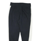 PUMA Womens Joggers Black & White Regular Slim UK 14 W34 L27 Cotton Blend