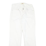 LEVI'S 529 Womens Jeans White Regular Straight Denim W30 L31 Zip Cotton Blend