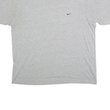 NIKE Mens Grey Classic T-Shirt XL Short Sleeve Crew Neck Sportswear Cotton Blend
