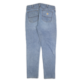 CARHARTT Mens Jeans Blue Relaxed Straight Denim Medium W36 L34 Workwear