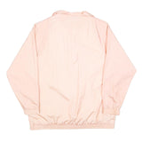 TUDOR COURT Womens Peach Pink Button Jacket L Nylon Plain Lightweight Stylish