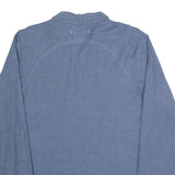 LEVI'S Mens Blue Cotton Blend Shirt XL Classic Button Pocket Long Sleeve