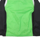 ERIMA Boys Green & Black Lightweight Zip Jacket 11-12Y Polyester Blend