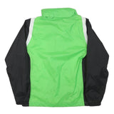 ERIMA Boys Green & Black Lightweight Zip Jacket 11-12Y Polyester Blend