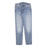 LEVI'S 512 BIG E Mens Slim Denim Light Blue Jeans W30 L32 Classic Zip Closure
