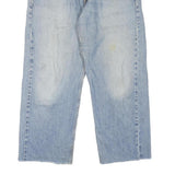 LEVI'S 569 Mens Jeans Blue Loose Straight Denim Light W32 L27 Button Closure