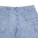 WRANGLER Mens Denim Blue Casual Shorts 2XL W40 Cotton Blend Comfortable Fit