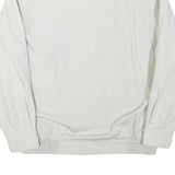 WESTBURY Mens White Classic Jacket L Polyester Blend Zip Plain Casual