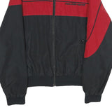 PUSHER APPAREL Mens Red & Black Casual Jacket S Polyester Zip Plain Sporty