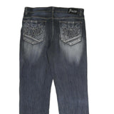 BJCO Mens Blue Regular Jeans Denim Medium W36 L30 Stylish Casual Wear