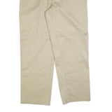 DICKIES Mens Cotton Blend Beige Regular Straight Trousers W40 L34 Workwear Zip